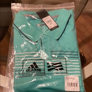 Adidas essential textured golf polo